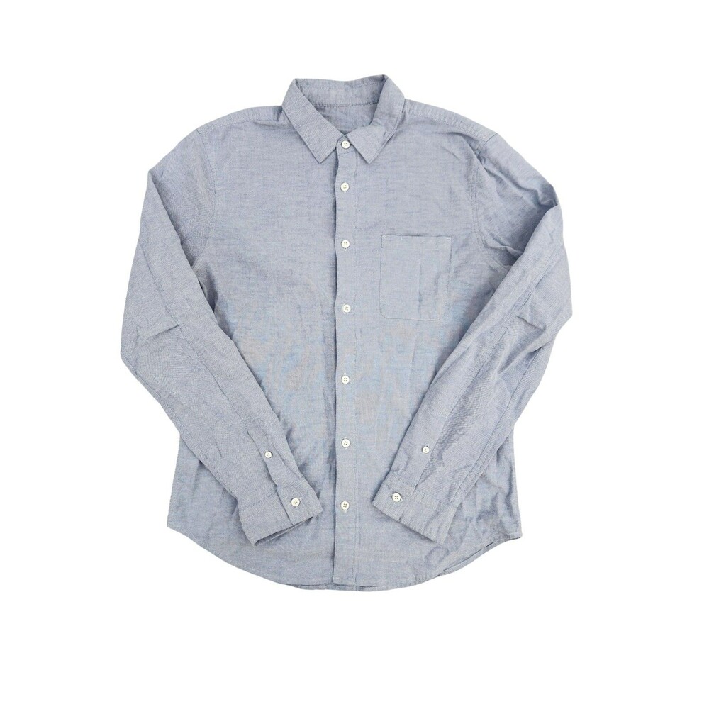 Lululemon Shirt Men’s Medium Blue Commission Button Up Oxford Long Sleeve Preppy